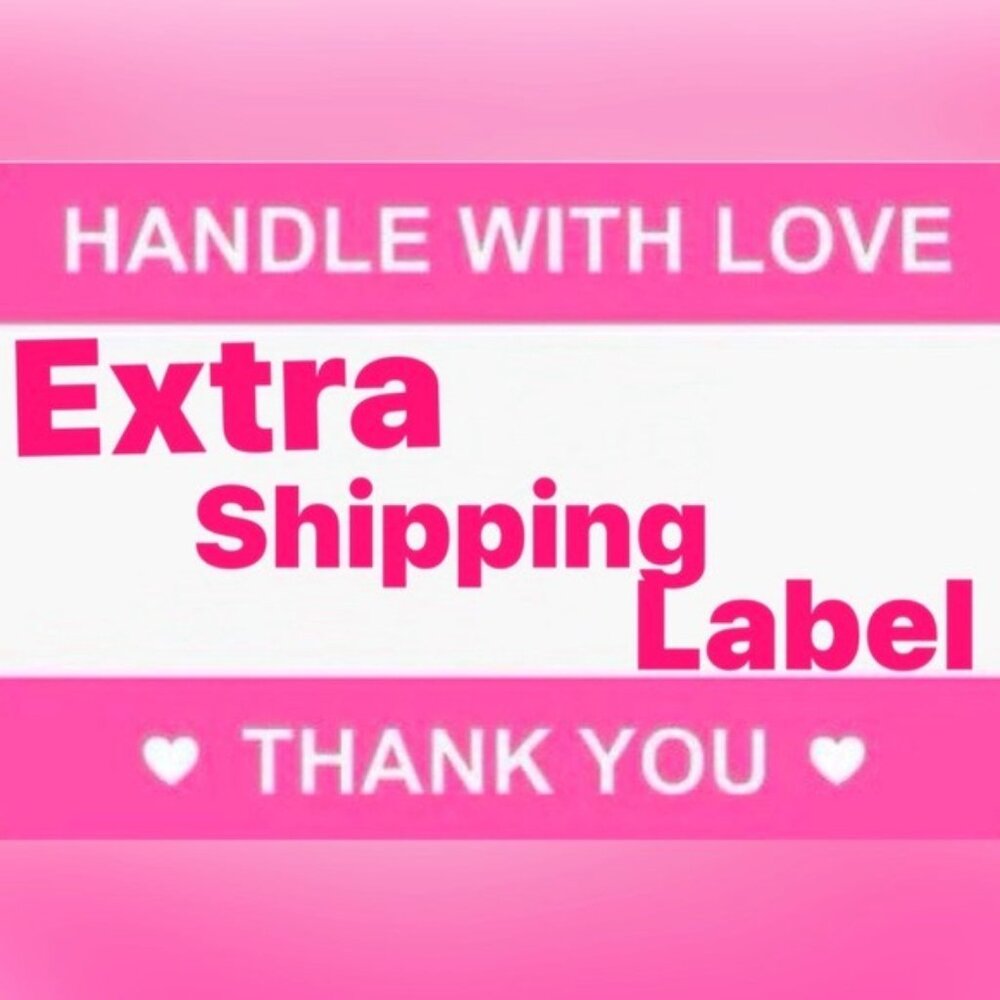 Extra shipping label 3.00